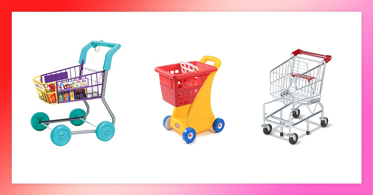 Kids Children Mini Shopping Cart Pretend Play Grocery ore Supermarket Trolley  _ 